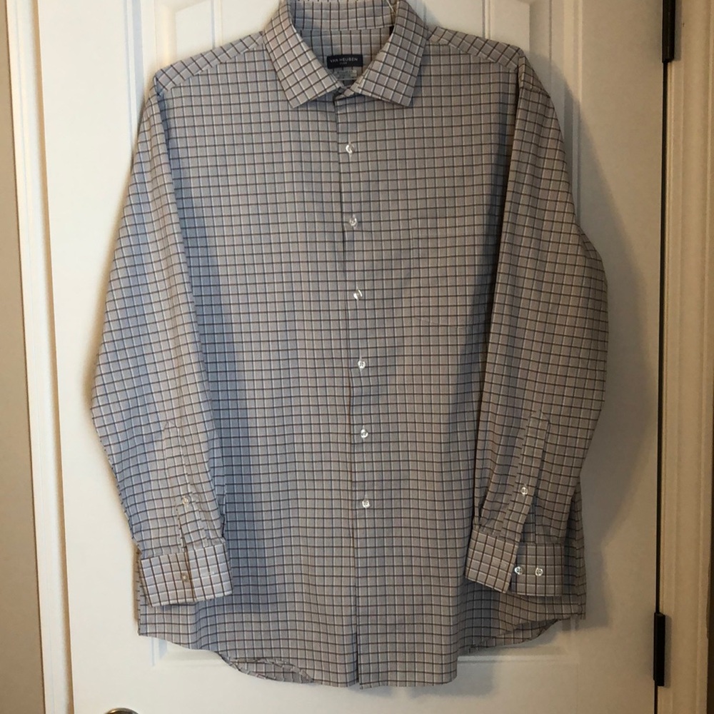 Mens Van Heusen Regular Fit Flex Stretch Button up Shirt